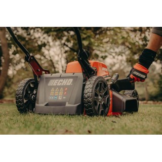 Echo battery outlet lawn mower